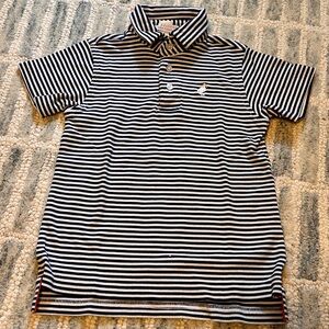 T.B.B.C. navy and white polo (5)